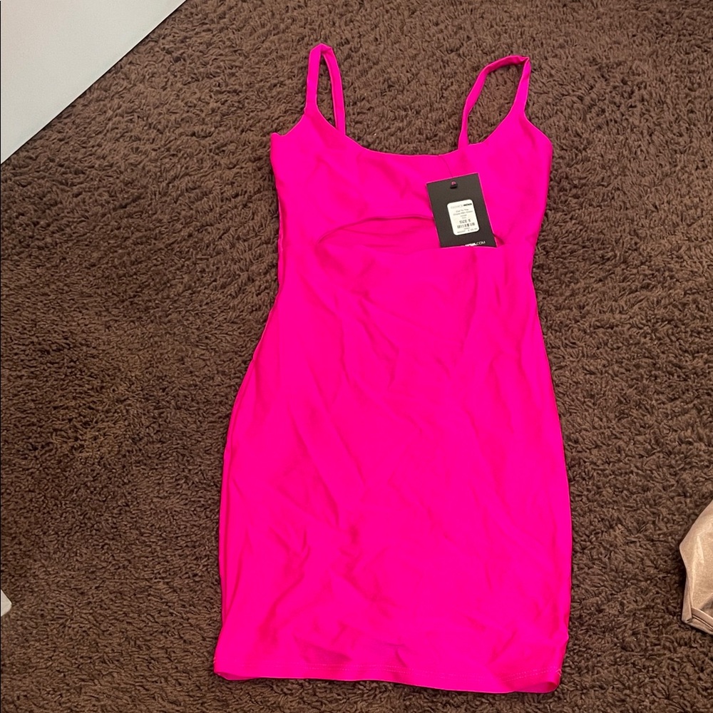 Fashion Nova Hot Pink Mini Dress